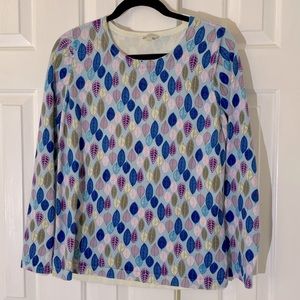 Lightweight Patterned Talbots Sweater